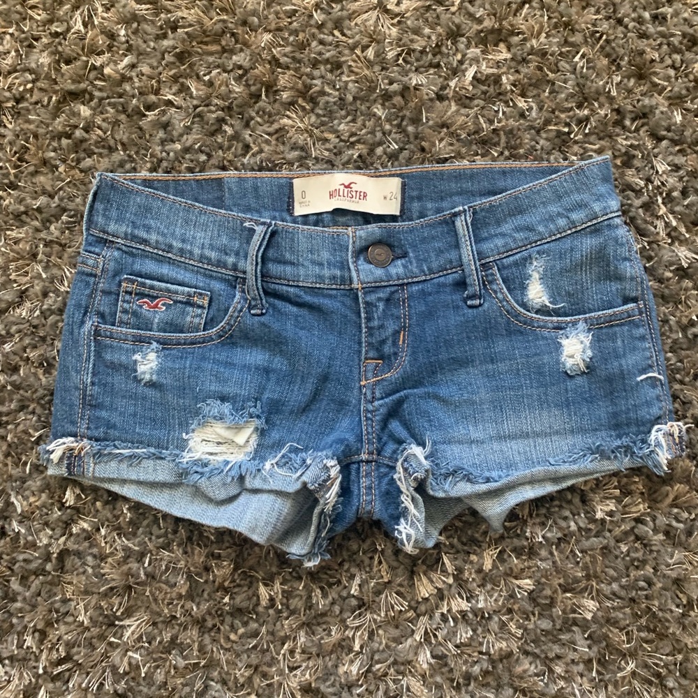 Hollister Low Rise Shorty Shorts Size 0